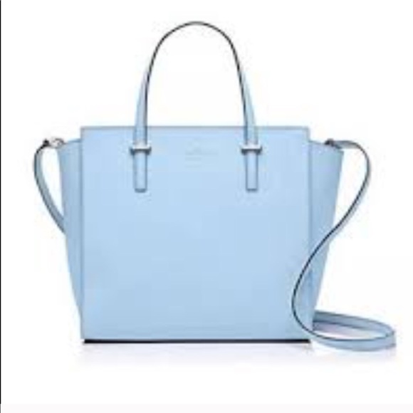 sky blue tote bag